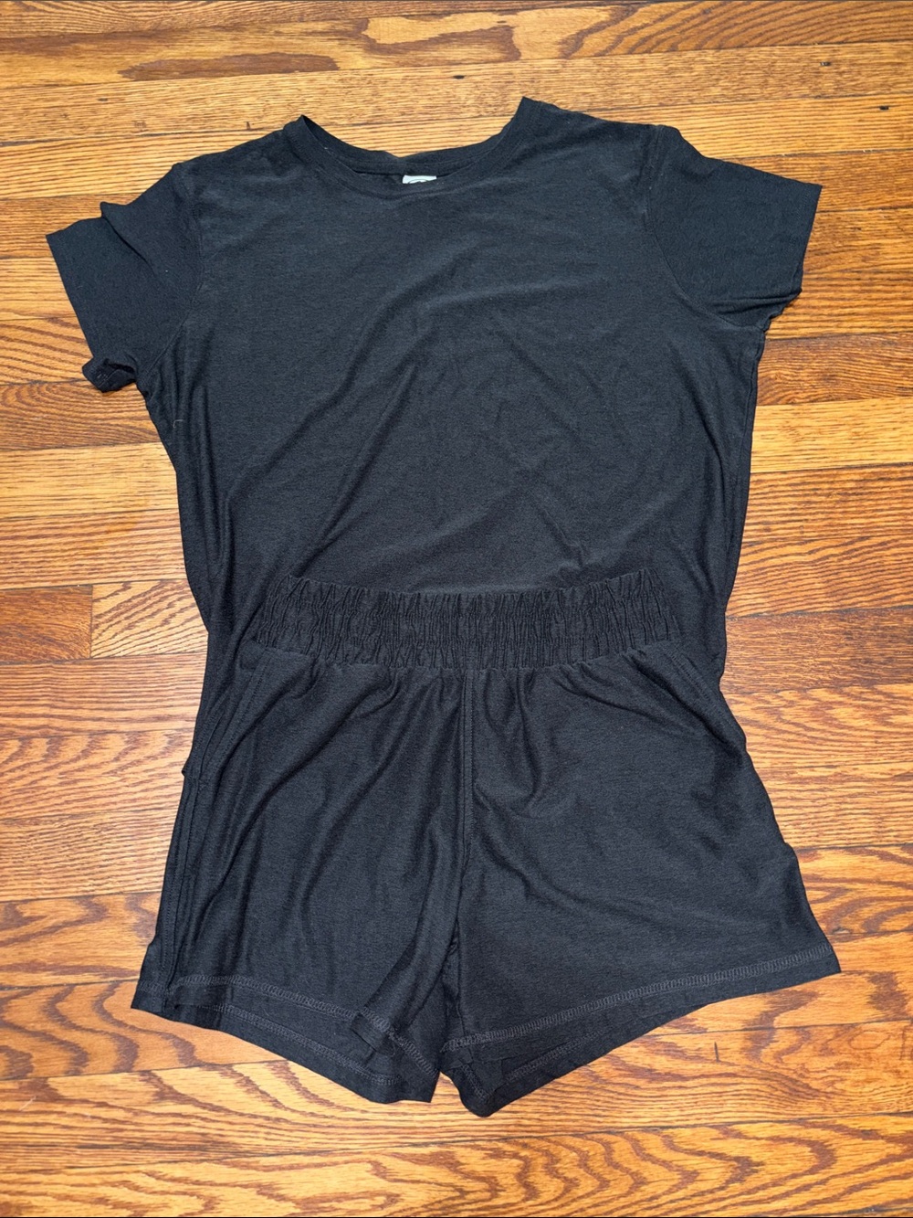 Athletic Works Black Women's Athletic Shorts Set